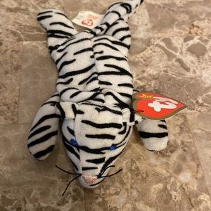 NWT Ty Teenie Beanie Babies - Blizz the White Tiger